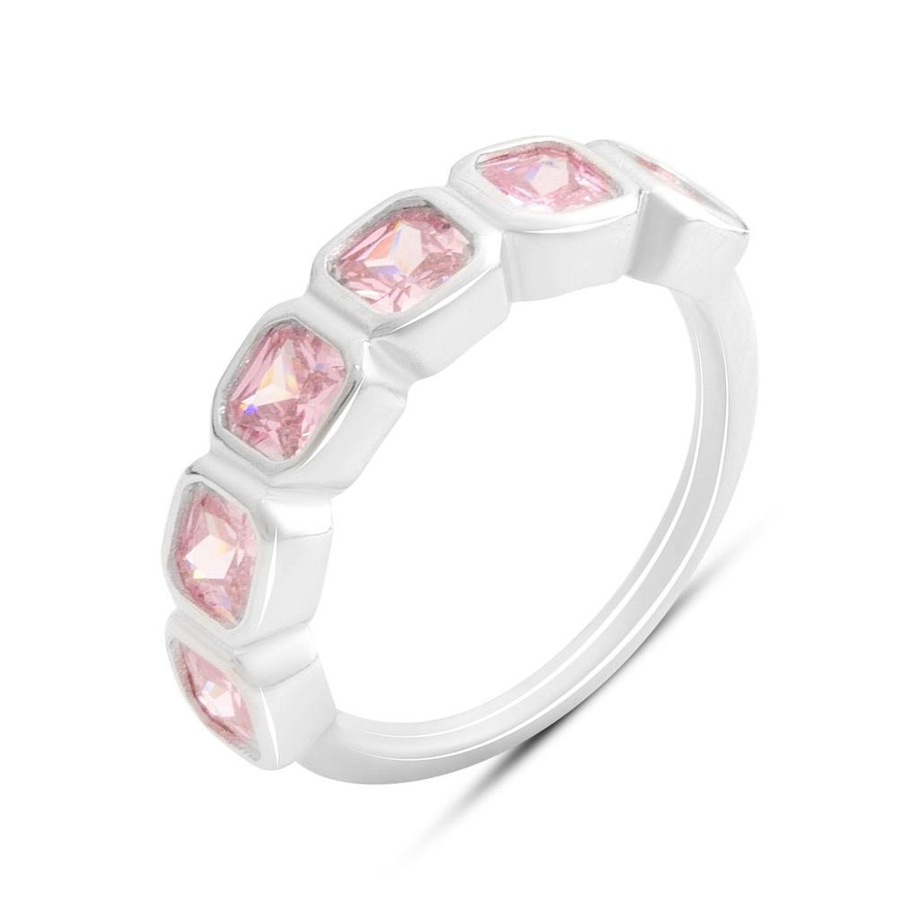 Silver Ring with Cubic Zirconia, Product Weight 3.48 G (60002297)