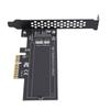 PCI E to SSD Card Support for Macbook Pro 2013 2017 4X to 12+16PIN Converter with Short Baffle Plate