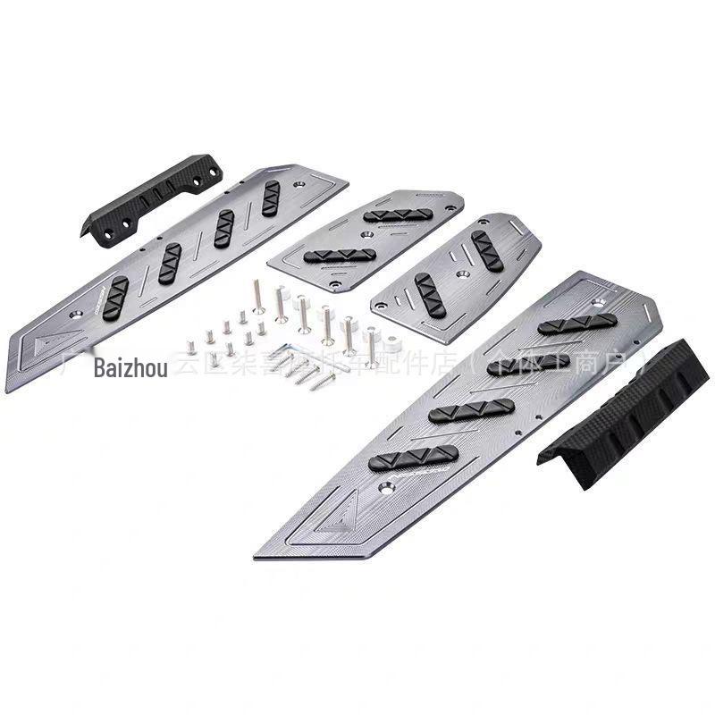 Aluminum Alloy Foot Pegs with Anti-Slip and Anti-Scratch Strips for Forza NSS350 Models 18-25