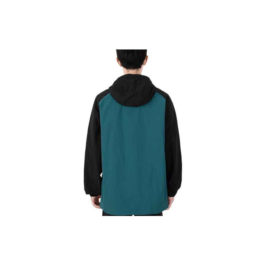 Timberland Color Block Sports Casual Hooded Jacket Men Jackets Green Purple A2BV4-AQ3