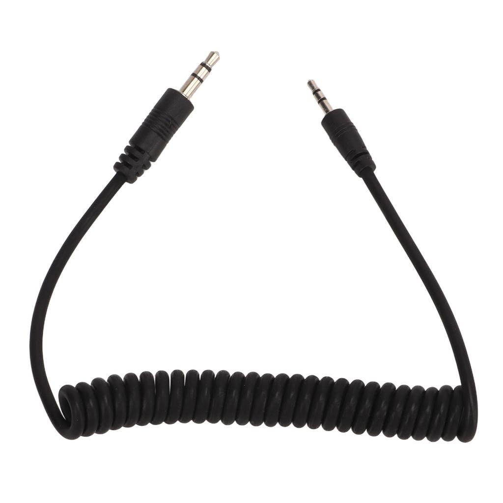 Кабель-пружинка 3,5 мм для камеры CB2, шнур для подключения пульта дистанционного управления затвором, спусковой кабель, 1 метр