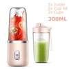 Portable Mixer with 6 Blades Juicer Cup Set  Rechargeable Car Outdoor Small Home Blender Fully Automatic Smoothie Blender Orange Fruit Juicer Travel