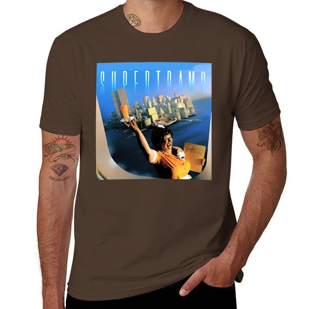 Breakfast in America Supertramp TShirt boys whites blanks men clothes