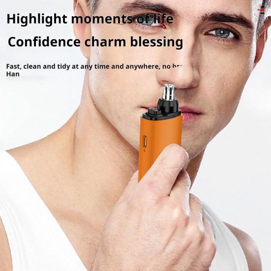 Nose Hair Trimmer for Men Waterproof Electric Portable Nose Hair Trimmer Rechargeable Multi-Functional Trimming Tool for Nose Ears Eyebrows