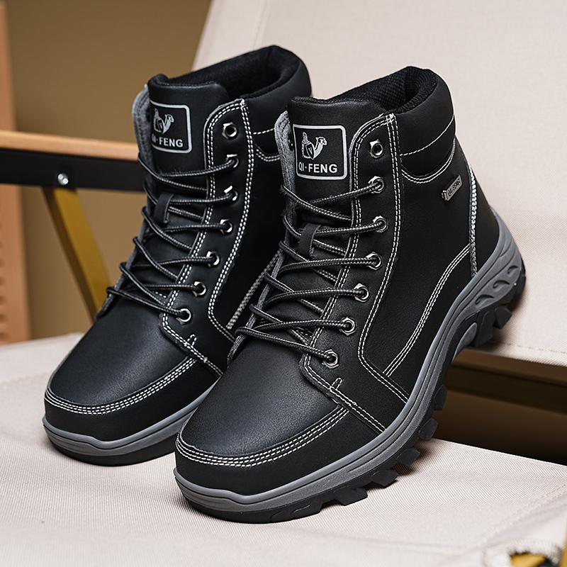 Мужские треккинговые ботинки с высоким верхом, толстой нескользящей подошвой и защитой от проколов, походные ботинки для кемпинга, удобные, устойчивые, уличные кроссовки для хайкинга, мужские