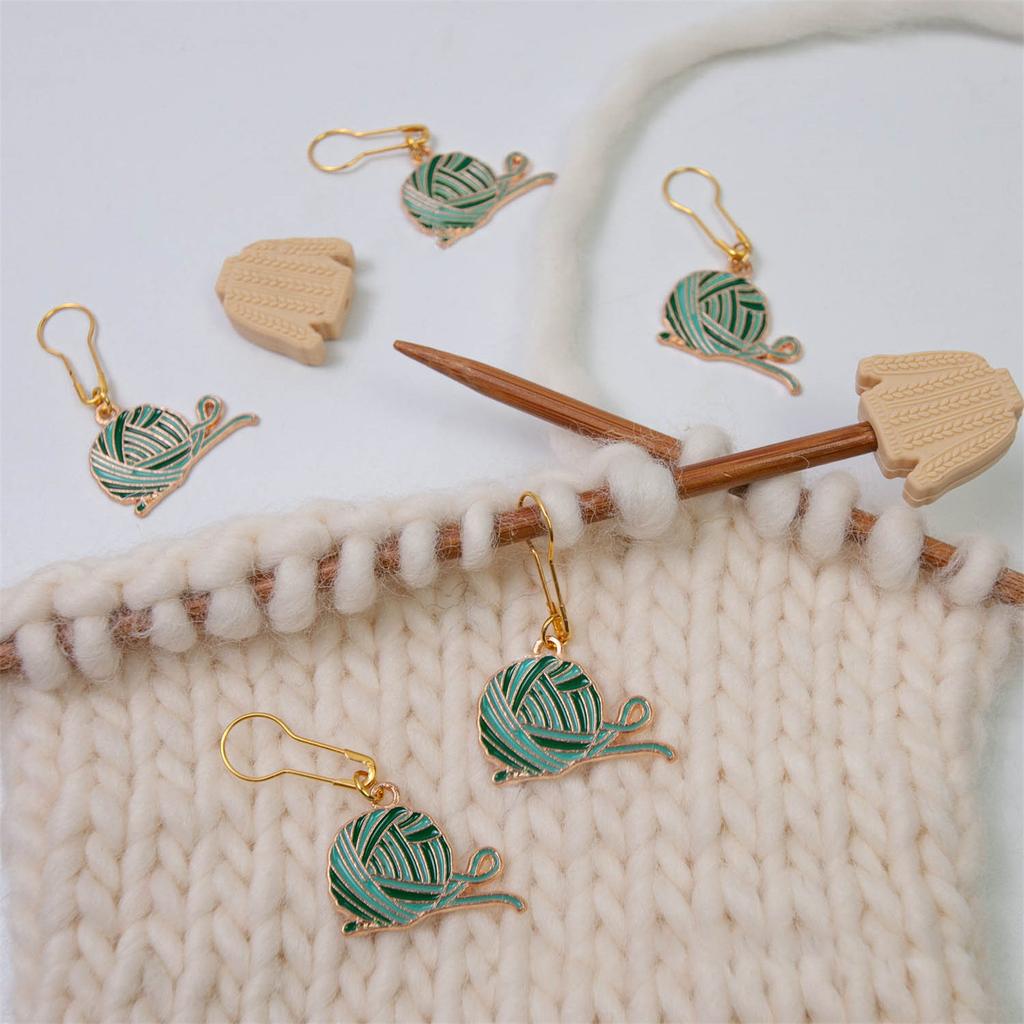 Шарм-маркер для вязания, стопоры для кончиков спиц, шарм-маркер для вязания крючком, для вязания, ткачества, изготовления ювелирных изделий