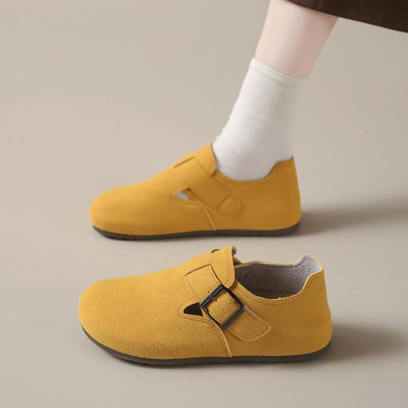 Туфли Boken матовые, плоские, одна педаль, мягкое дно, мягкая поверхность, удобные, уродливые, милые, японские ретро-туфли Boken, одиночные туфли ZY8583