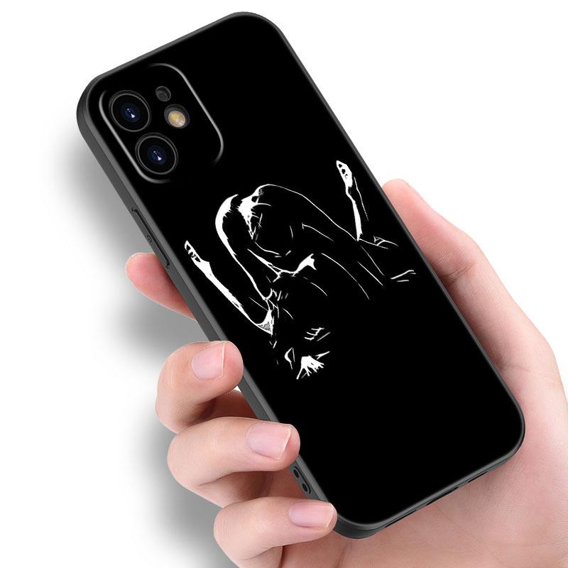 Черный сексуальный чехол с изображением розы Lover для Apple iPhone 14 13 12 Mini 11 Pro Max 7 8 XR X XS 7 8 Plus SE 2020 2022, мягкий чехол