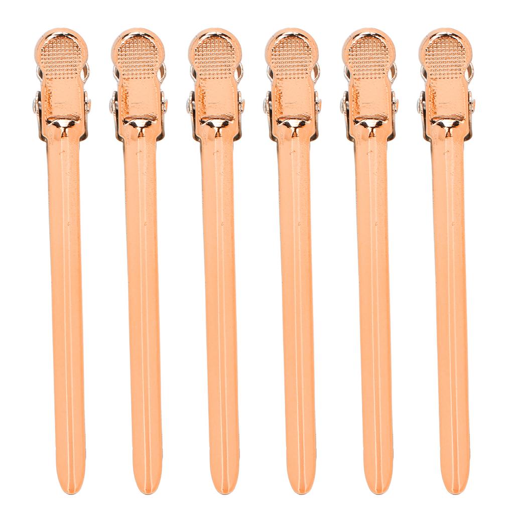 12pcs Duck Billed Hair Clips Large Opening Angle Tighter Clamping Force Convenient Practical Durable Hairstyle ToolRose