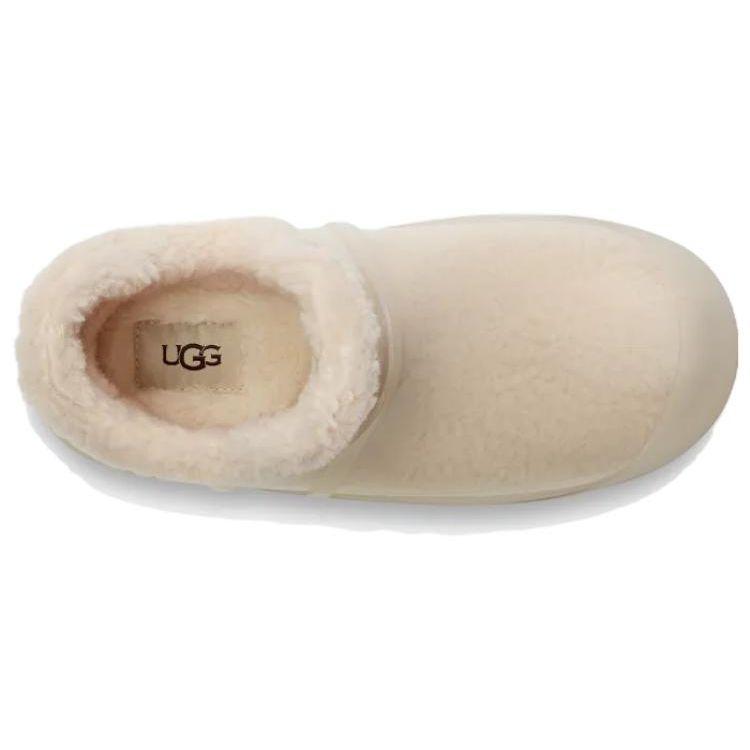 UGG Кожаные полусапожки с круглым носком, женские, бежевые 1132070-NAT