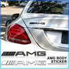 Для Mercedes Benz AMG A B C E G R S CLA CLK C320 C350 C400 E200 S400 V177 W177 W124 W168 W169 1 шт. Декоративная наклейка-значок 3D для кузова багажника автомобиля
