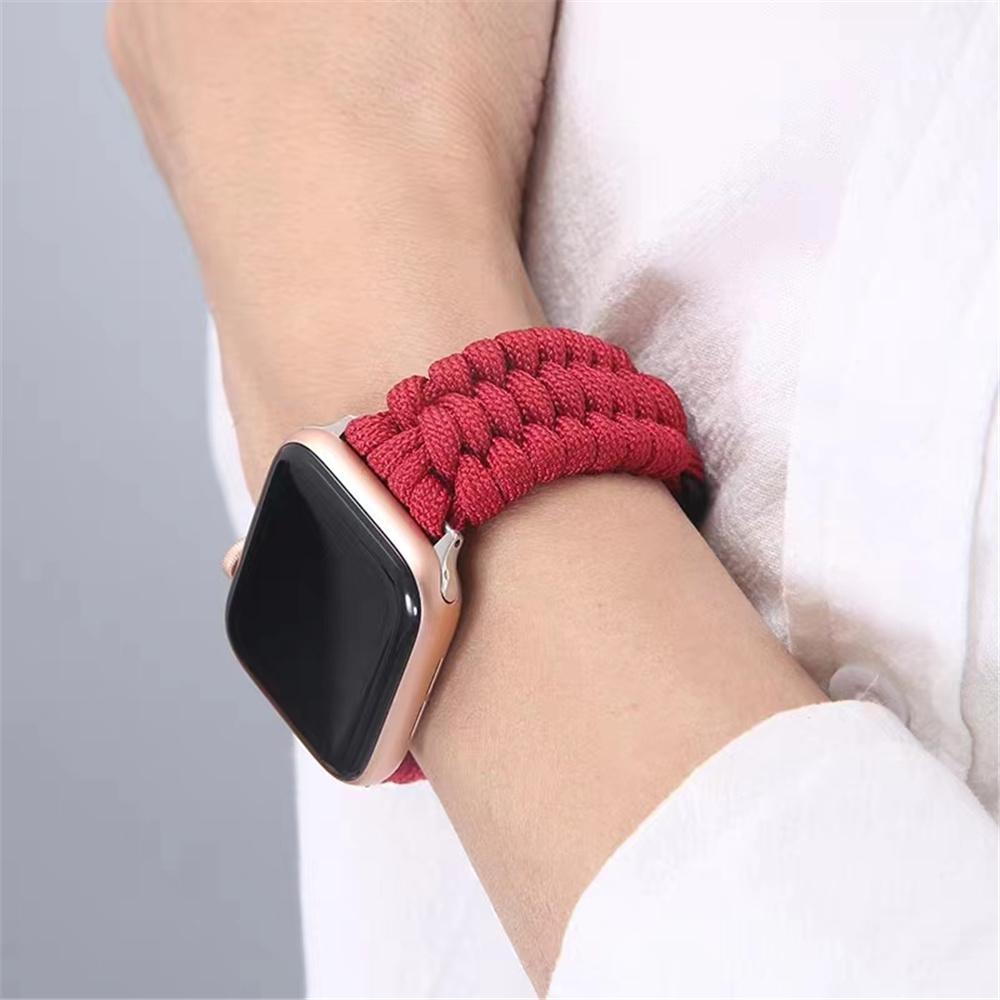 Savior Survival Rope Strap for Apple Watch Ultra 2 Band 49mm 42mm 44mm 45mm Outdoor Nylon Bracelet iWatch SE 9 8 7 6 5 40mm 41mm