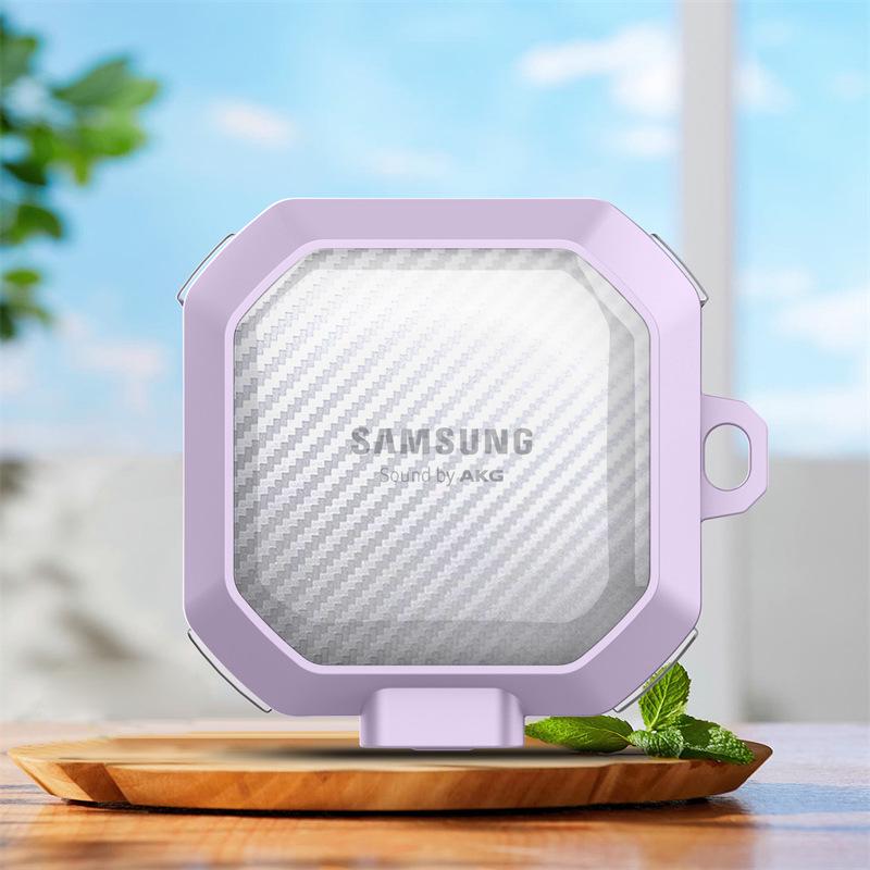 Защитный чехол Samsung BudsCore Buds2 Pro Прозрачный Углеродное волокно