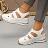 Women's Fashion Sandals, Solid Color, Round Head, Platform Shoes, Casual Sports Shoes, EVA Insoles