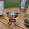 Элегантная Портативная Стальная Крышка для Кофейной Кружки из Кожзама, Термостойкий Рукав для Чашки Эспрессо, Для Горячих и Холодных Напитков