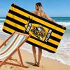 Пляжное полотенце с принтом Hull City, Большое, Мягкое, Быстросохнущее, для Пляжа, Кемпинга, Плавания