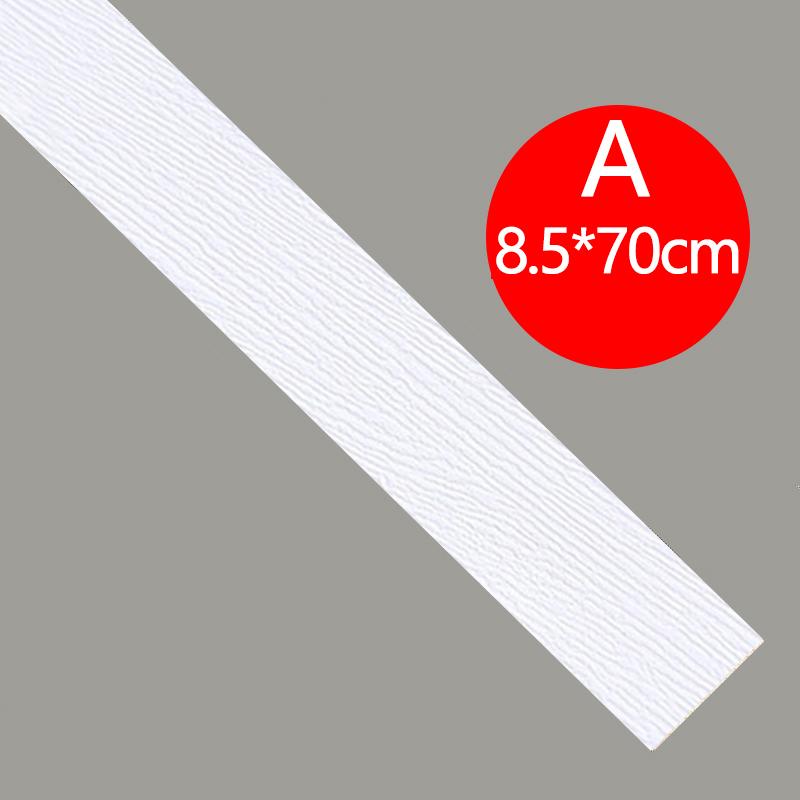 1шт пенопластовый настенный плинтус ПВХ 3D под дерево, наклейка на стену с талией, самоклеящаяся, противоударная