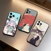 Мультяшный Чехол-Кот A-Art для Телефона iPhone 17,16,15,14,13,12,11 Plus,Pro Max, Мягкий Силиконовый Черный Чехол