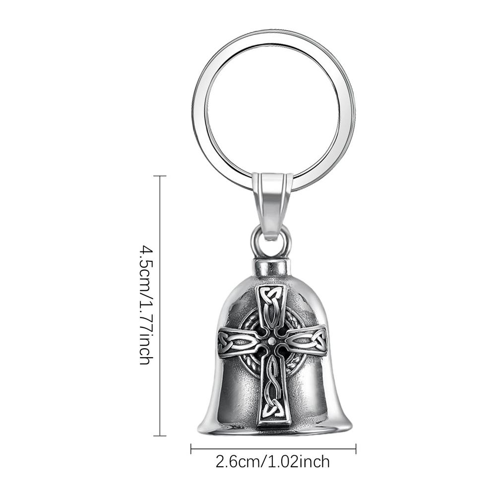 Винтажный счастливый амулет Мотоциклетный колокольчик Подвеска для колокольчика Подвеска для езды Мотоциклетный аксессуар Или Брелок Подвески на удачу