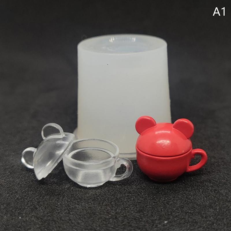 Кукольный домик кружка чашка силиконовая форма кукольный домик мини чашки модель кукольный домик украшения аксессуары ролевые игры игрушка