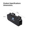 Valve Stems Caps Keychain Car Glasses Clip Sunglasses Box Sun Visor Eyeglasses Card Ticket Holder For Volkswagen VW RLine R Golf zw4