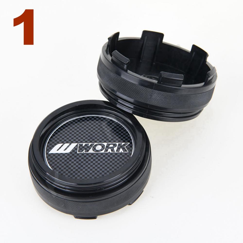 DBS3 4PCS 61MM OD / 57.5MM ID Sport Rim Cap WORK EMOTION MEISTER VS Sticker Centre Cap Rim Wheel Cover Cap Hubcaps