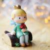 Resin Little Boys Princes Miniatures Figurine Cake Topper Fairy Garden Decoration Cute Fairy Doll Ornament Gift Home Table Craft