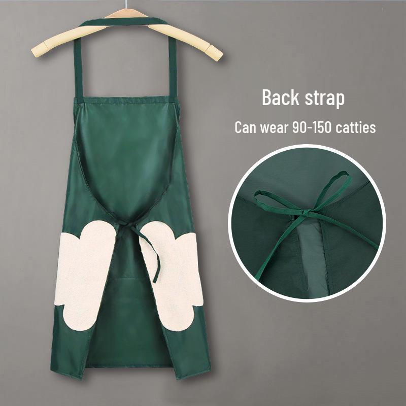 Водонепроницаемый и маслостойкий ПВХ фартук с логотипом и поясным ремнем для кухни и общественного питания