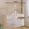 Многофункциональная антидеформационная сушильная корзина: Новый закрытый сетчатый мешок на молнии для одежды, защиты от комаров и сушки овощей.