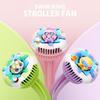 USB Rechargeable Portable Baby Stroller Fan Octopus Handheld Electric Fan  Kids Pram