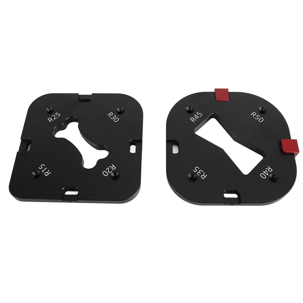 Woodworking Round Corner Radius Templates Aluminum Alloy R15 R20 R25 R30 R35 R40 R45 R50 Router Table Corner Radius Jig