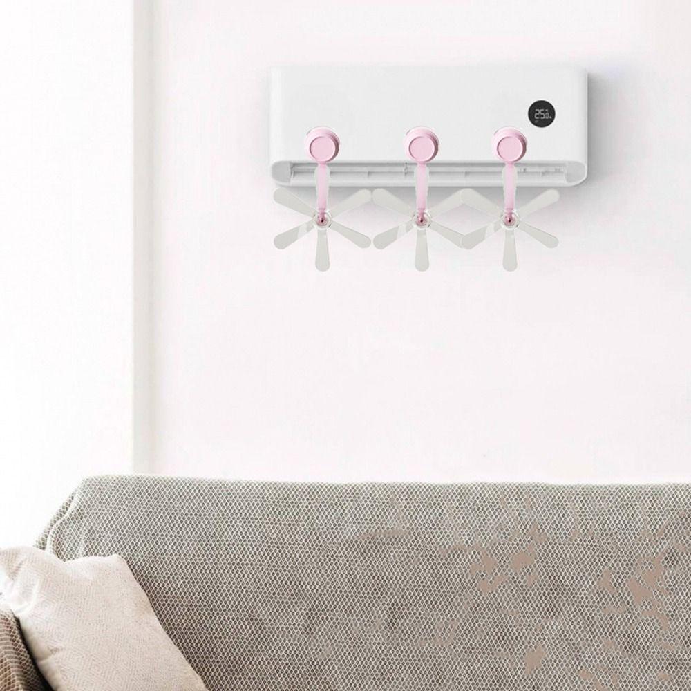 3Pcs Windmill Shaped Conditioning Guide Fan Adjustable Air Conditioner Vent Cover  Study Room