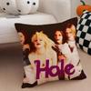 Band Rock Band HHole Cushion Cover Throw Pillow Cover Hidden Button Durable Polyester Chair Cushion