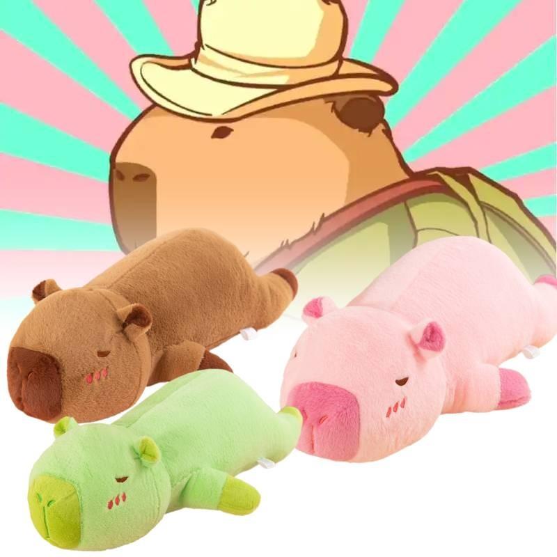 Capybara Plush Toys Cartoon Animals Children Birthday Gift Fill Doll Pillow