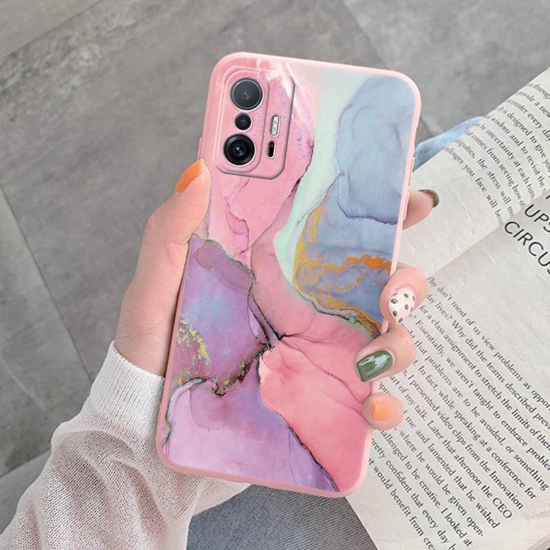 Marble Pattern Phone Case For Xiaomi 11T Pro Mi11T Pro Protective Cover Case Soft Silicone Funda For Xiaomi Mi 12T 13T TPU Coque