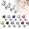 Ear Bone Jewelry Piercing Flat Head Eyebrow Ring Earrings