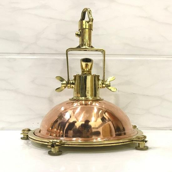 Nautical New Marine Brass And Copper Ship Hanging Cargo Spot Light 20 Pieces In Nice Condition