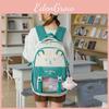 Cartoon Capacity Large Backpack Student Backpack Womens Leisure Educational Use
