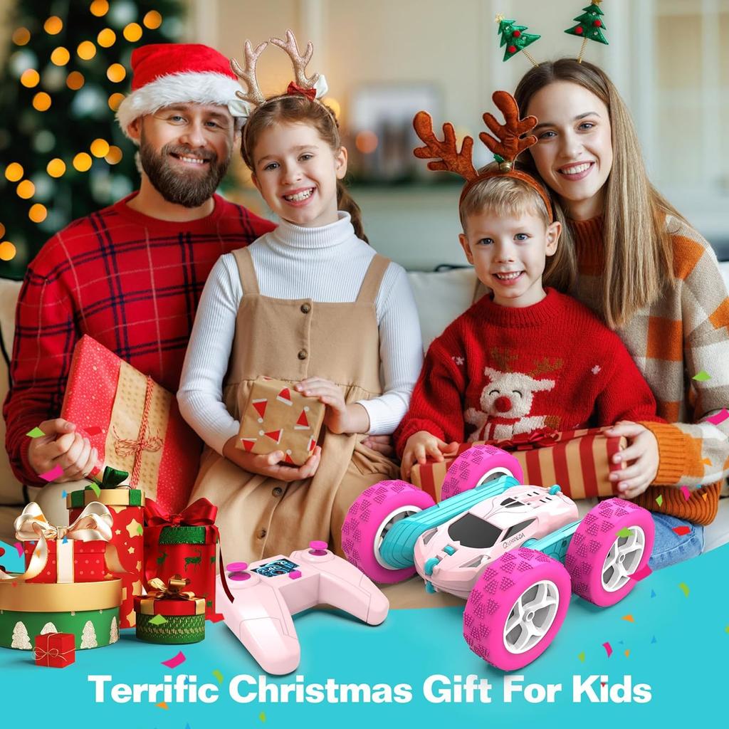 Автомобиль с дистанционным управлением, Радиоуправляемая машинка-игрушка для мальчиков 6-12 лет, Внедорожная радиоуправляемая трюковая машина 4WD, вращающаяся на 360° машина с дистанционным управлением