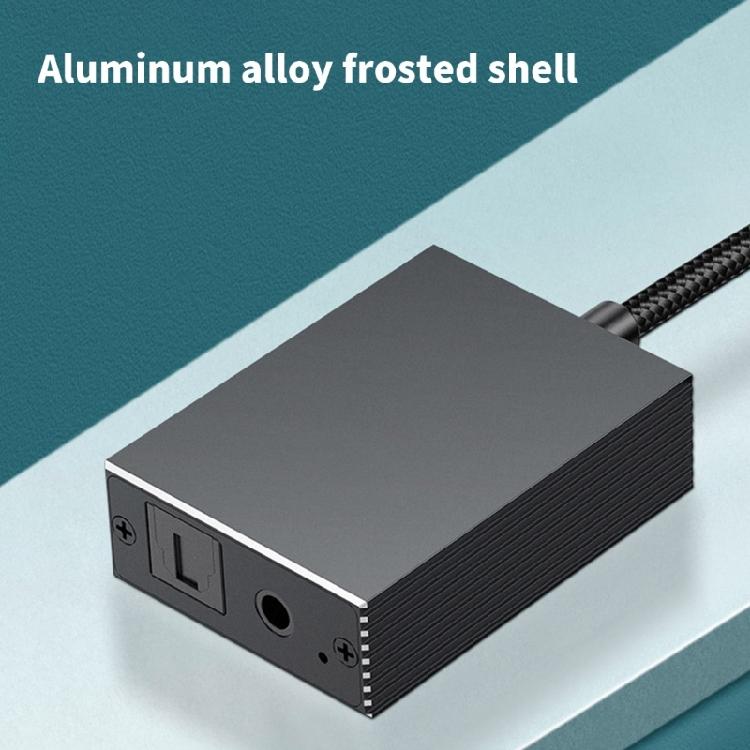 USB Аудио Адаптер для Телевизора Ноутбука к Оптическому Spdif и 3.5мм Аудио Подключению