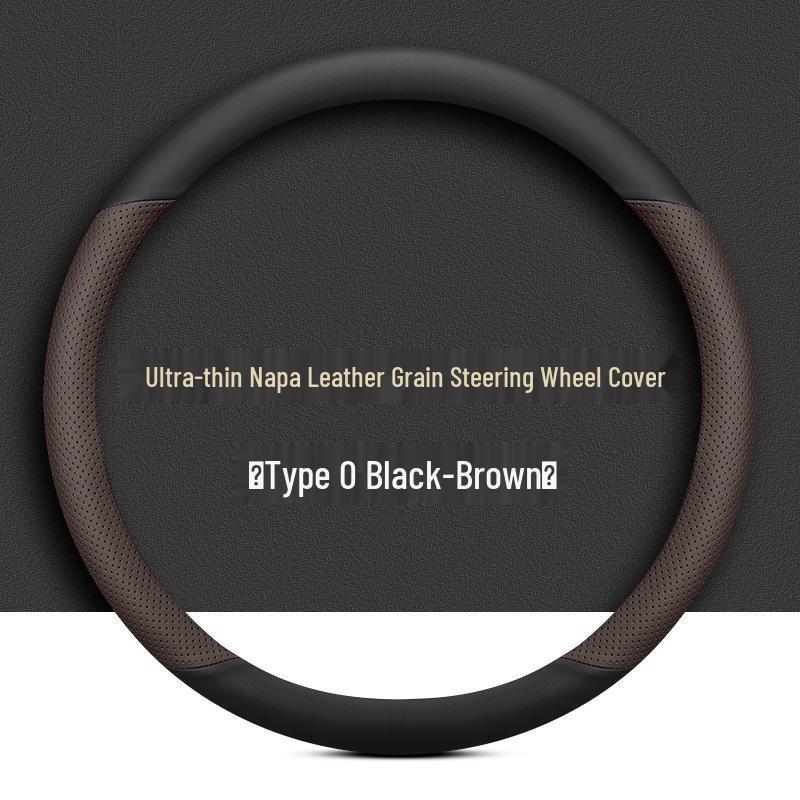 Genuine Leather Steering Wheel Cover for Wey Lanshan, Mocha, Latte, Macchiato, VV5, VV7, VV6 Models