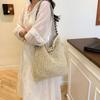 Large Capacity Woven Bag Women's Versatile New Casual Shoulder Straw Bag Seaside Vacation Beach Bag