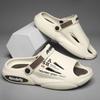 Мужские противоскользящие сандалии Clog Outdoor - быстросохнущие пляжные туфли EVA с ярким принтом букв, легкие сандалии для сада/кемпинга для прогулок