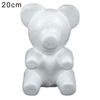 20/15 см медвежонок из пенопласта моделирование DIY ремесло украшения для вечеринки на день Святого Валентина поставки подарок