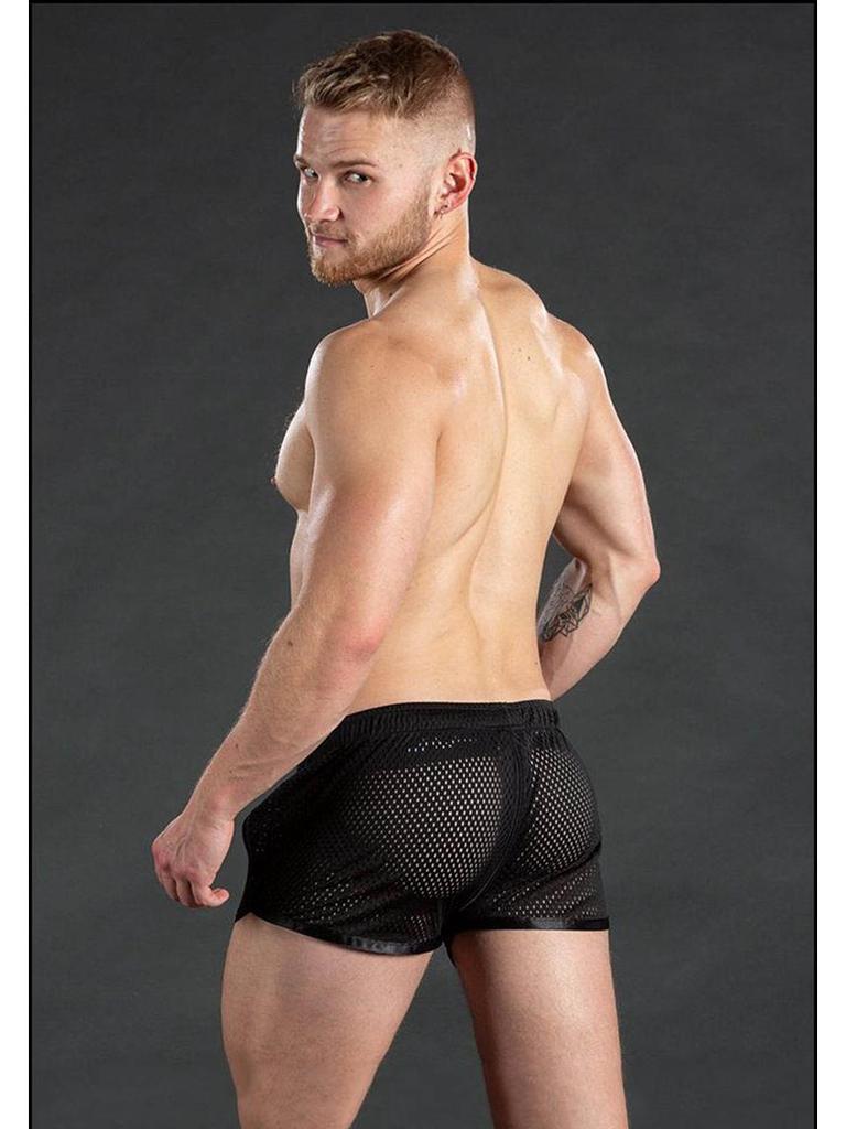 Мужские быстросохнущие дышащие спортивные шорты - Повседневные сексуальные пляжные фитнес-шорты для улицы