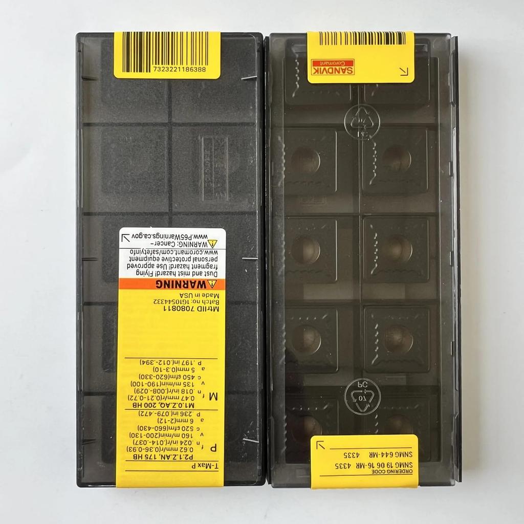 Original Sandvik / SNMG190616-MR 4335 /CNC Lathe Carbide Blade Tool 10 Pcs