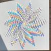 Радужные акриловые квадраты 0,8'' x 0,8''/1,2" x 1,2" Набор мини-радужных голографических акриловых листов Двусторонние голо-плитки для поделок DIY Свет Тень