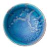 Marui Seito Shigaraki Ware Хечимон Чаша для чая матча Диаметр Роса Трава, 14см, Синяя, MR-3-4121