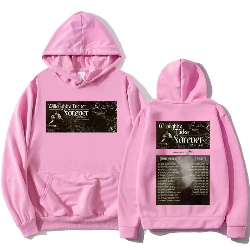 ETHEL CAIN Willoughby Tucker Forever Tour Толстовки Повседневный флис Осенние Теплые Толстовки Длинный Рукав Женские с Капюшоном