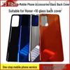 Задняя крышка аккумулятора из стекла для Huawei Honor X10 5G, без логотипа